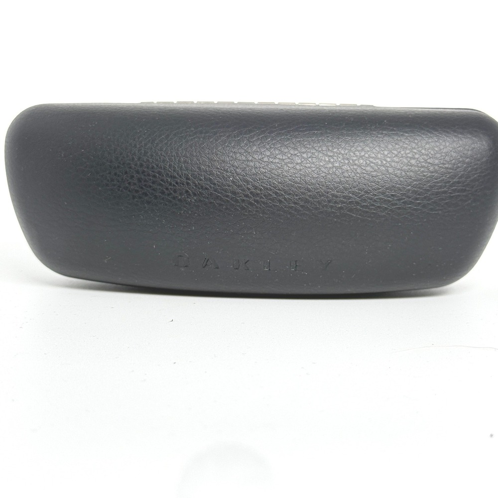 Oakley Black‎ Faux Leather Hard Sunglasses Case with Microfiber Pouch Bag 2
